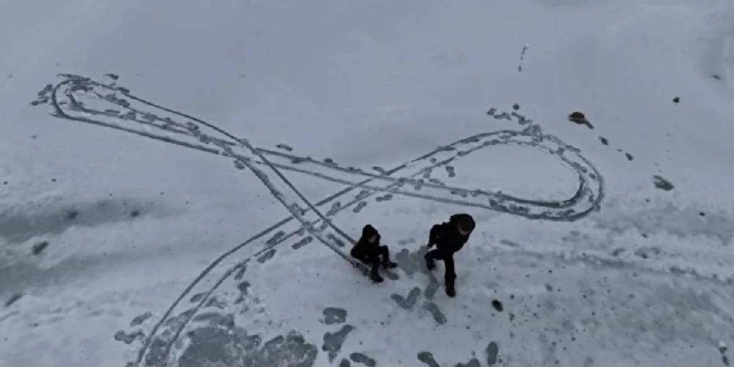 Sıcaklık -25 dereceye düştü baraj doğal buz pistine döndü! Burası Adana’nın Sibirya’sı: Alışılmadık manzara şaşırttı 4